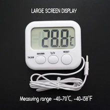 2020 Refrigerator Aquarium Kitchen Electronic LCD Max-Min Thermometer Digital Thermo