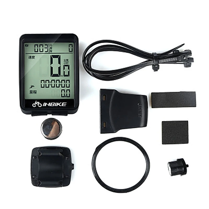  Stopwatch Odometer Outdoor Wireless Bicycle Computer Water Resistant Mountain Bike Motorcycle Speed