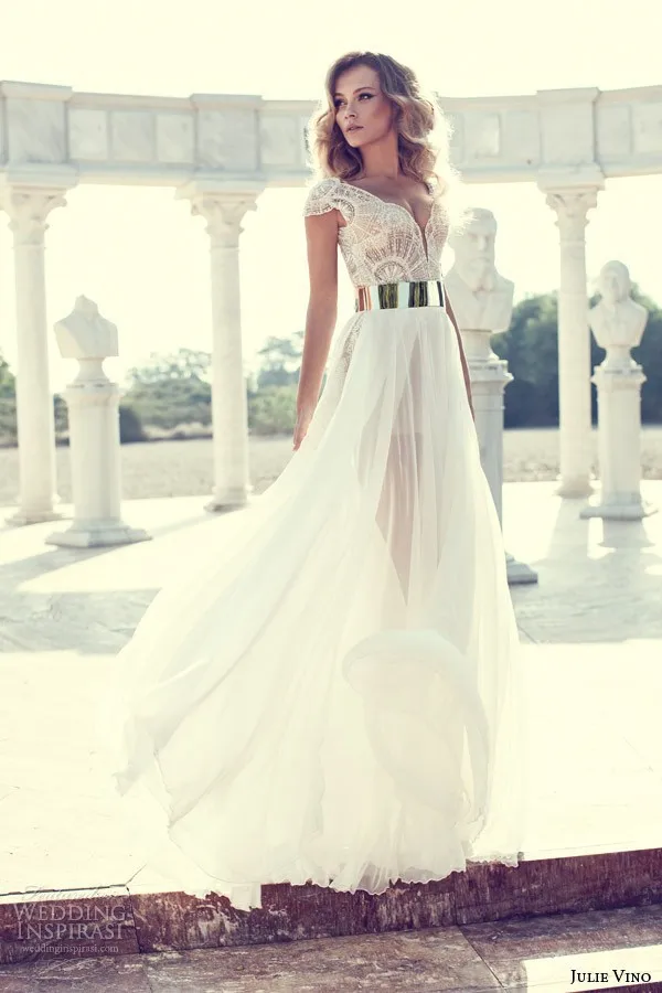 vestido de noiva robe de Mariage Винтаж с v-образным вырезом, украшенное перламутровыми бусинками без рукавов и шифоновая юбка Выходные туфли на выпускной свадебное платье платья для матери невесты