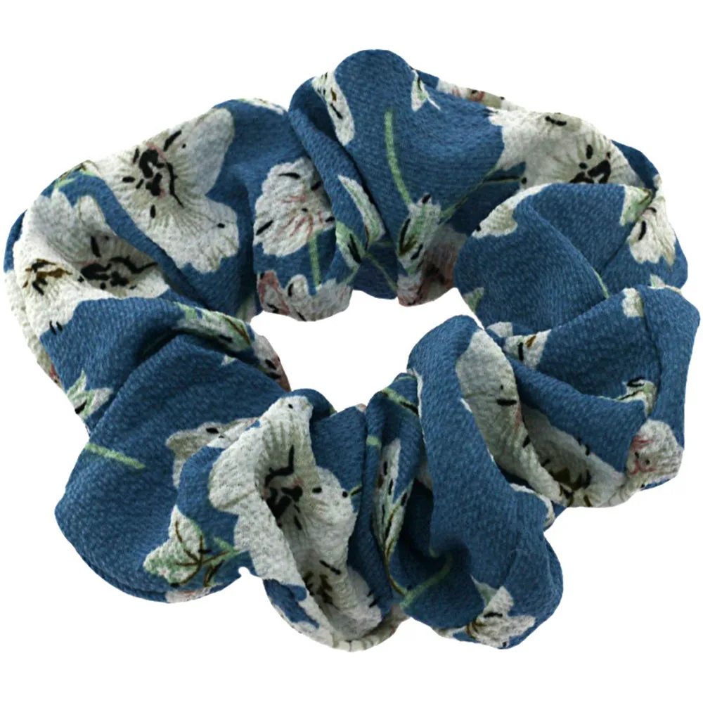 Новые модные Scrunchies Для женщин резинки для волос для девочек Головные УБОРЫ МИЛЫЙ хвост держатель резинка для волос с принтом женские аксессуары для волос
