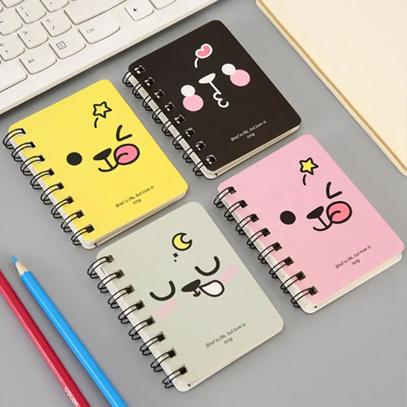 

Newest Kawaii Cute Anime Daily Office Supplies Week Planner Spiral Notebooks Day Plan Diary Notepads Pad School Stationery