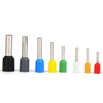 

400 Pcs Insulated Copper Crimp Terminal Cold Pressed Insulated Termina E0506 E0508 E7808 E1008 E1510 E2512 E4012 E6012