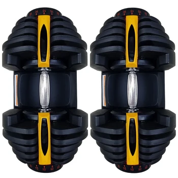 Door To Door Free Taxes France Best Seller Training Equipment For Adjustable Weight Dumbbell Set 40kg 4