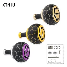 XTNIU Ручка диаметр 38 мм сплав Alluminum удилище для рыбалки ручка пакет с валом Опорная Прокладка для Daiwa Shimano