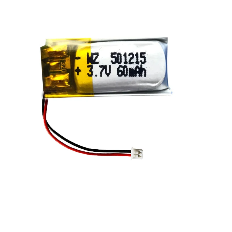 3.7V polymer lithium battery 501215-60mah Bluetooth headset mini smart wearable rechargeable | Электроника