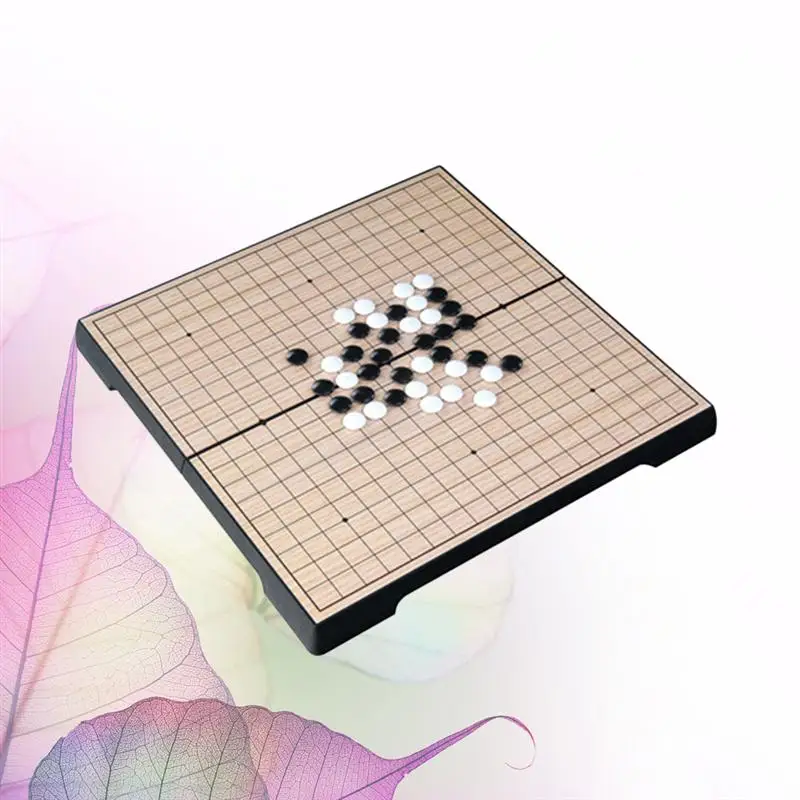 1 Набор Weiqi креативные портативные пластиковые складные Weiqi детские развивающие игрушки Магнитные Weiqi игры складные игры