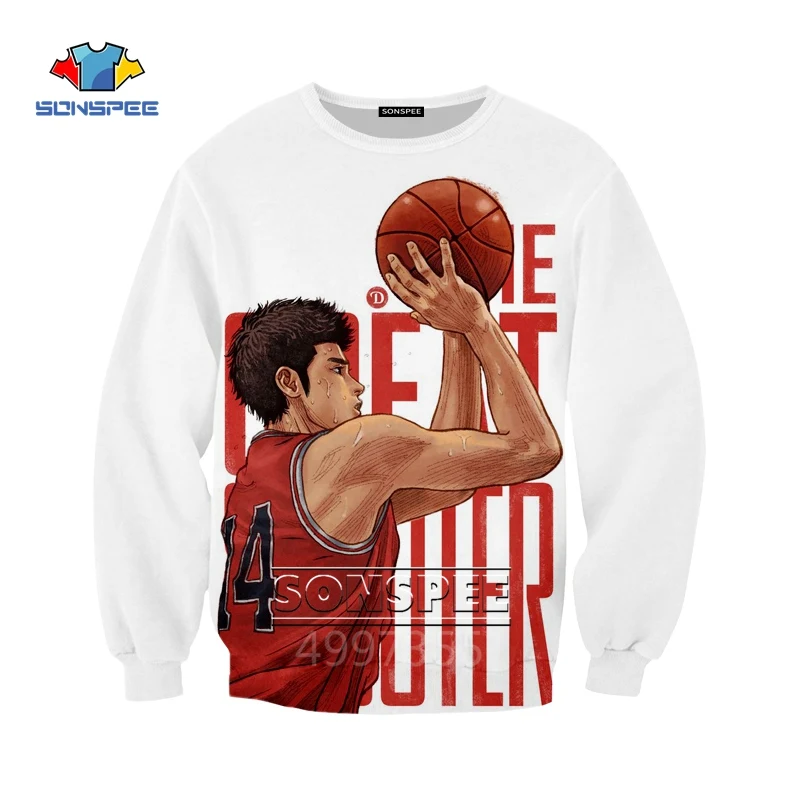SONSPEE Mitsui Hisashi Shooting Guard/новая футболка с 3D принтом для маленьких мальчиков и девочек-подростков, толстовка с капюшоном, детская одежда, X159