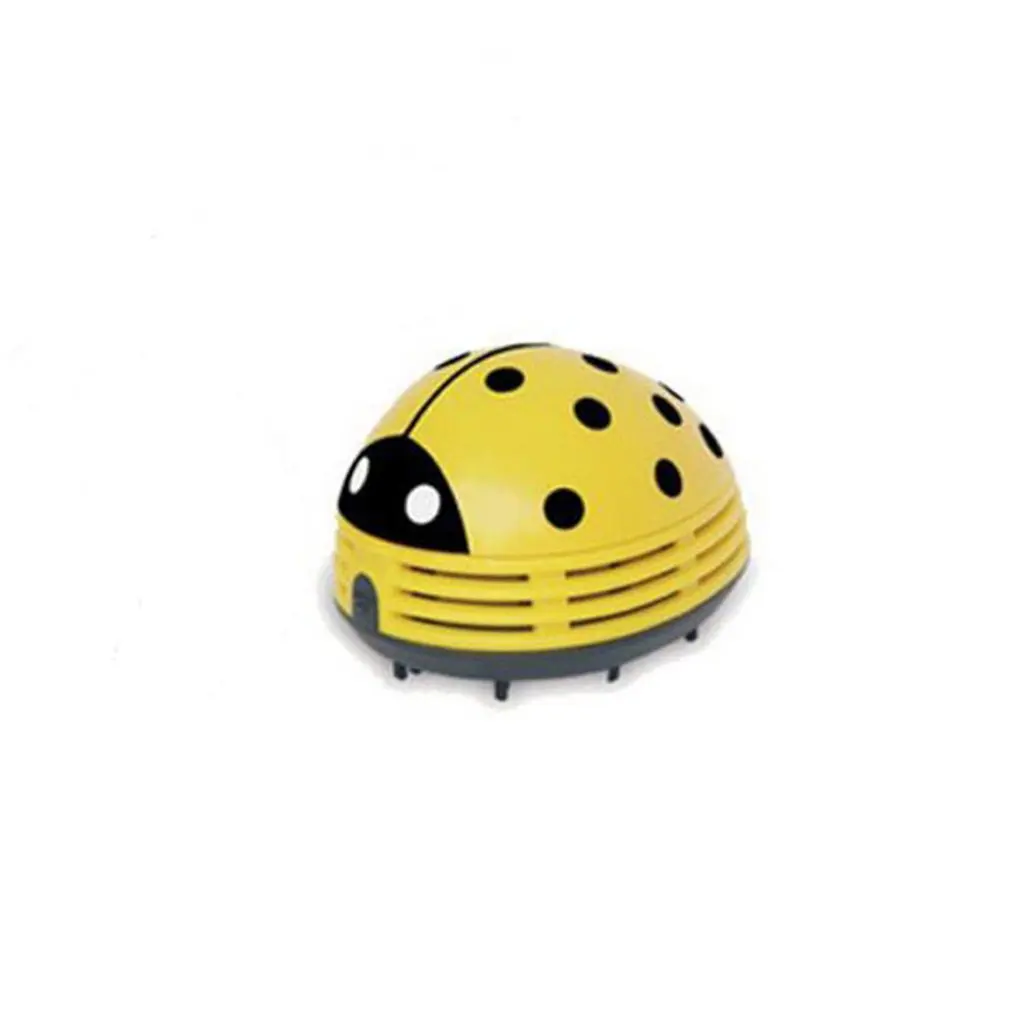 

Desktop Dust Vaccum Cleaner Ladybug Shaped Portable Corner Desk Vaccum Cleaner Mini Cute Vacuum Cleaner Dust Sweeper
