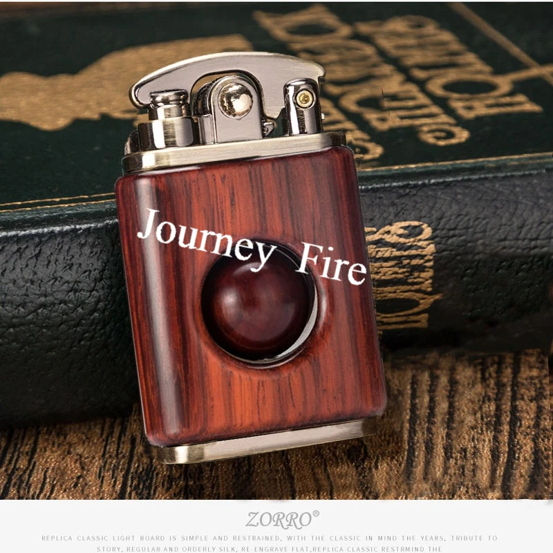 Retro Wooden Beads DecompressiLighter Flint Kerosene Oil Lighter Rosewood Solid Personality Creative Lighter Gadget For Man Retro Wooden Beads DecompressiLighter Flint Kerosene Oil Lighter Rosewood Solid Personality Creative Lighter Gadget For Man