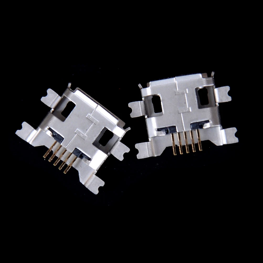 20 шт./лот 5 контактный гнездовой разъем Micro USB гнездо G22 SMD 4 фута широко