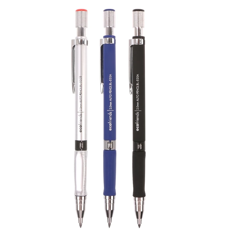

2.0mm 2B Lead Holder Automatic Mechanical Drawing Pencil Draughting Stationery