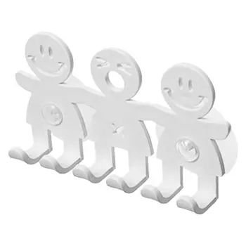 

Cartoon Sucker-Type Family Of Three Toothbrush Holder Cute Smiley Toothbrush Holder Villain Toothbrush Hanging