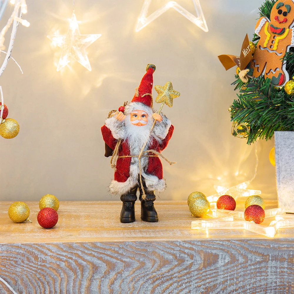Милый Рождественский Санта-Клаус кукла игрушка Рождественская елка украшения изысканное украшение для дома Рождественский Новогодний подарок Счастливого Рождества