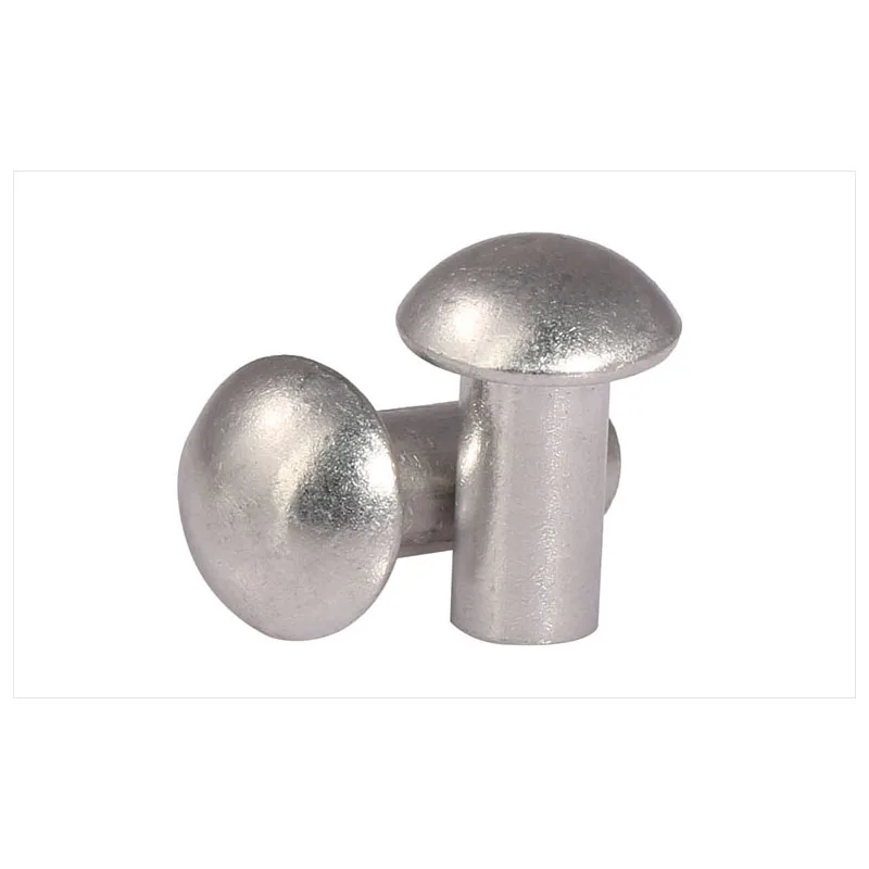 Aluminum Solid Round Head Rivet Self-plugging Semi-round Head Hammer Type GB867 rivets and fasteners rivets and screws