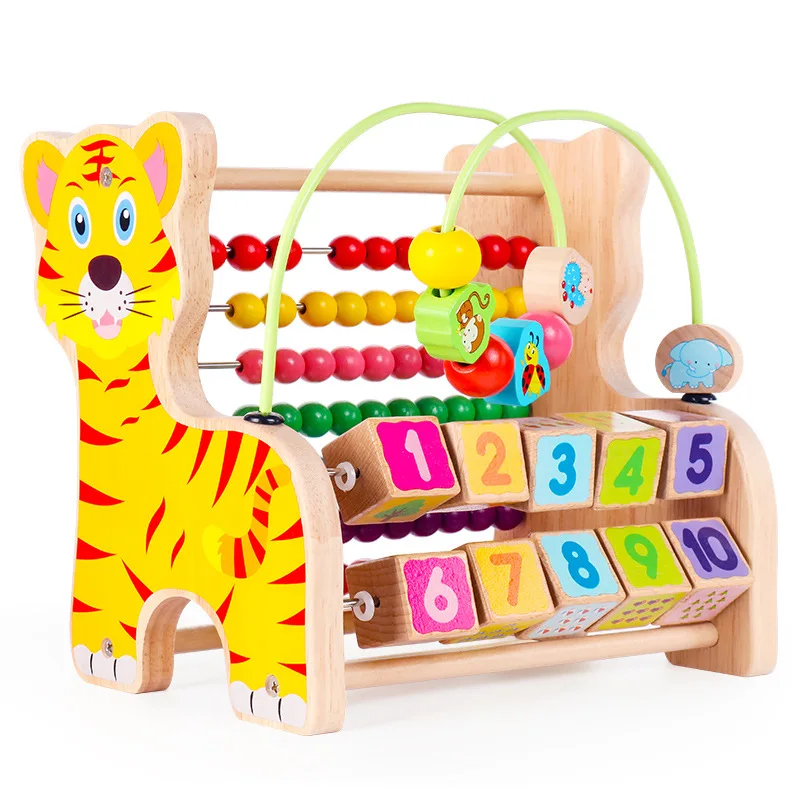 

Bead-stringing Toy Beaded Bracelet Children'S Educational Toy 1-3 a Year of Age Women's One-Year-Old Treasure Chest 0-2 Baby Sem