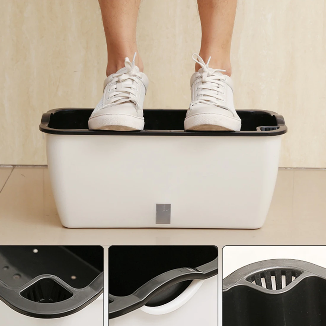 VICTMAX Rectangular Automatic Watering Planter Modern Auto Irrigate Flower Pot for Home Garden Decor - S/LType