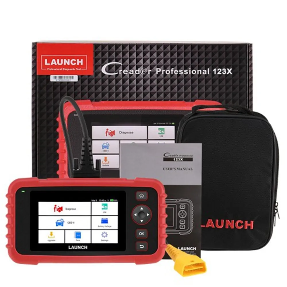 Запуск CRP123X OBD2 считыватель кода для передачи двигателя ABS SRS Диагностика с автоматическим обслуживанием Пожизненное бесплатное обновление онлайн - Цвет: CRP123X