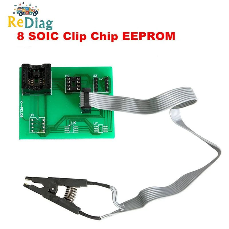 Eeprom Board Adapter 8 Soic Clip For Xprog V5 60 V5 70 V5 74 V5 84 Upa Green V1 3 Green Pcb Adapter Supports New Xprog M V5 84 Car Diagnostic Cables Connectors Aliexpress