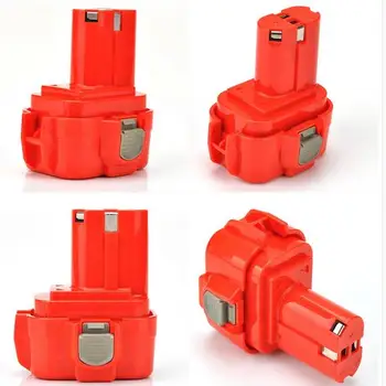 

dawupine 9.6V 2000mAh NI-CD NI-MH Battery For MAKITA 9.6V 192019-4 192534-A 9100,9100A 9101 9101A 9102 6261D PA09 Electric Drill
