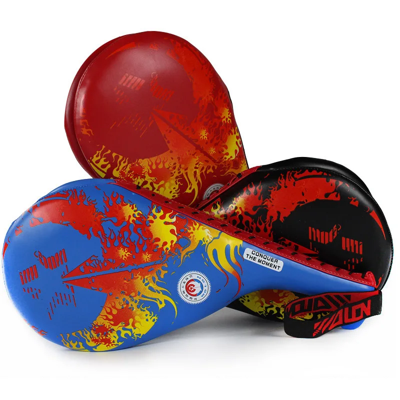 

Taekwondo Foot Target Punch Mitts Handle Foot Plate Children Training Equipment Foot Ring Target Riser Target Chicken Legs Targe