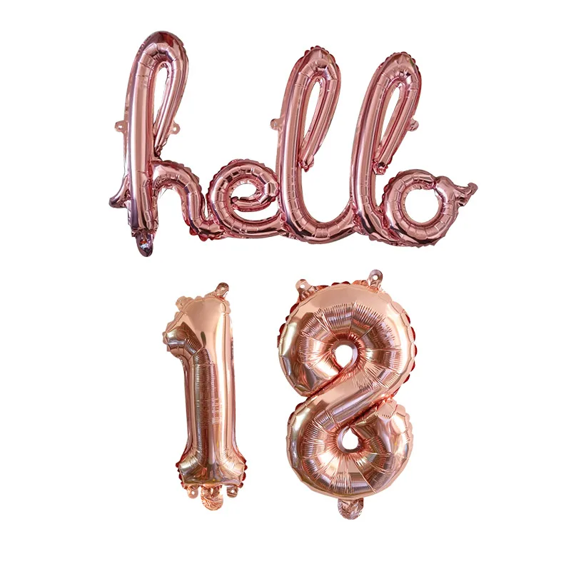 Rose Gold Milestone Celebration Balloons: Elegant Party Decor