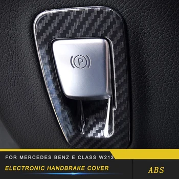 

For Mercedes Benz E Class W213 C Class W205 Auto Car Electronic Handbrake Frame Trim Sticker Cover Interior Accessories