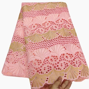 

High Quality nigerian lace fabric for wedding Swiss Voile Lace Fabric In Switzerland 5yards per lot