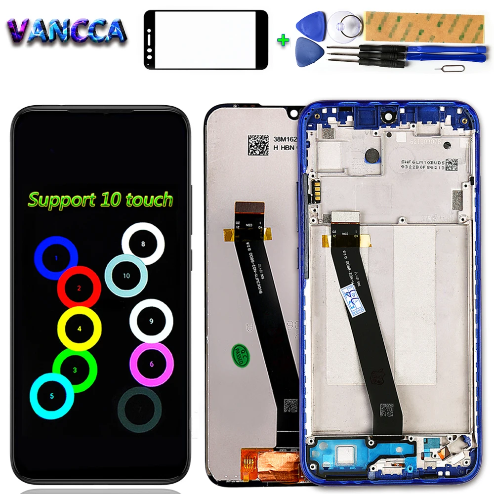 Vancca 6,26 дюймов для Xiaomi Redmi 7 ЖК-дисплей 1520*720 дигитайзер сборка рамка с 10 точечным сенсорным экраном функция черный