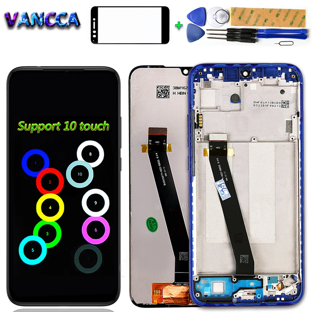 Vancca 6 26 дюймов для Xiaomi Redmi 7 ЖК дисплей 1520*720 дигитайзер сборка рамка с 10 точечным