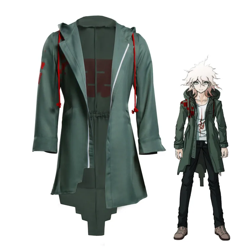 Takerlama Nagito Komaeda Cosplay Jacket Anime Super Dangan Ronpa 2 Danganronpa Costume Men Green Coat Adult Clothes -Zentai shop online Hac4a112bc6e744c2b570b717a8f6394d4.jpg
