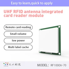 Antenne intégrée en céramique Ultra fine pour UHF UHF RFID Iso18000 6c, module de lecteur intégré ttl232