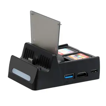 

For Switch HDMI Charging Dock Station Adjustable Bracket HDMI Video Conversion Charging Charger Base for Nintend Switch Host