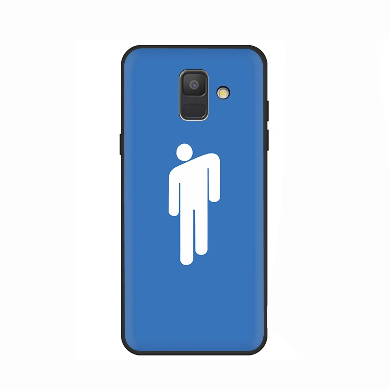 Забавные Billie Eilish логотип мягкий силиконовый чехол для телефона для samsung GaLaxy A3 A5 A6 A7 A8 A9 A10 A30 A40 A50 A70 J6 - Цвет: B5