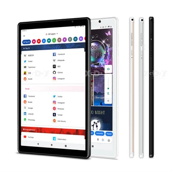 

10'' High-definition Tablet For PC Android 9.0 Quad-Core SIM WIFI + 3G 2.5D screen HD 10.1-inch Kids Netbook