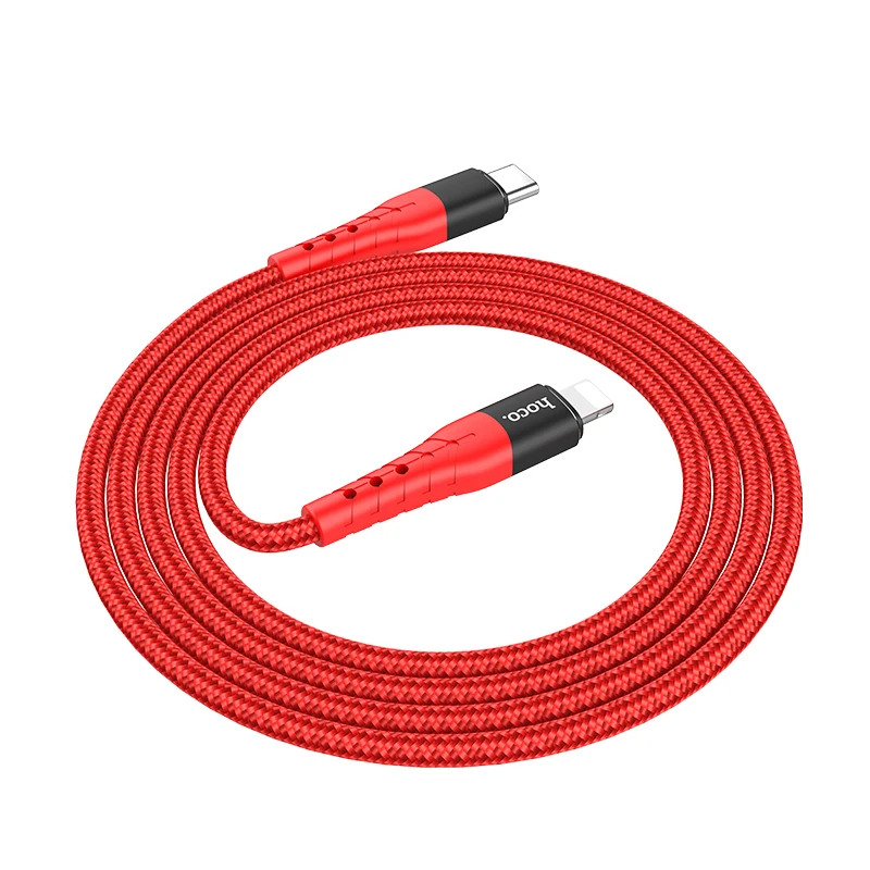 HOCO 18 Вт PD кабель USB C для Lightning Кабель для iPhone 11 Pro Max зарядный кабель type C кабель для передачи данных для Macbook USB C шнур