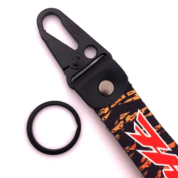 

10 pic Motorcycle Car Key Ring Ribbon Hanging Buckle Metal Buckle Personality Cool Practical Ornaments