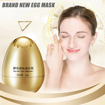 

1/2/4 Pcs Egg Shell Yeast Mask Cream Peel-Off Facial Creams Nourish Moisturizing for Skin Care WH998