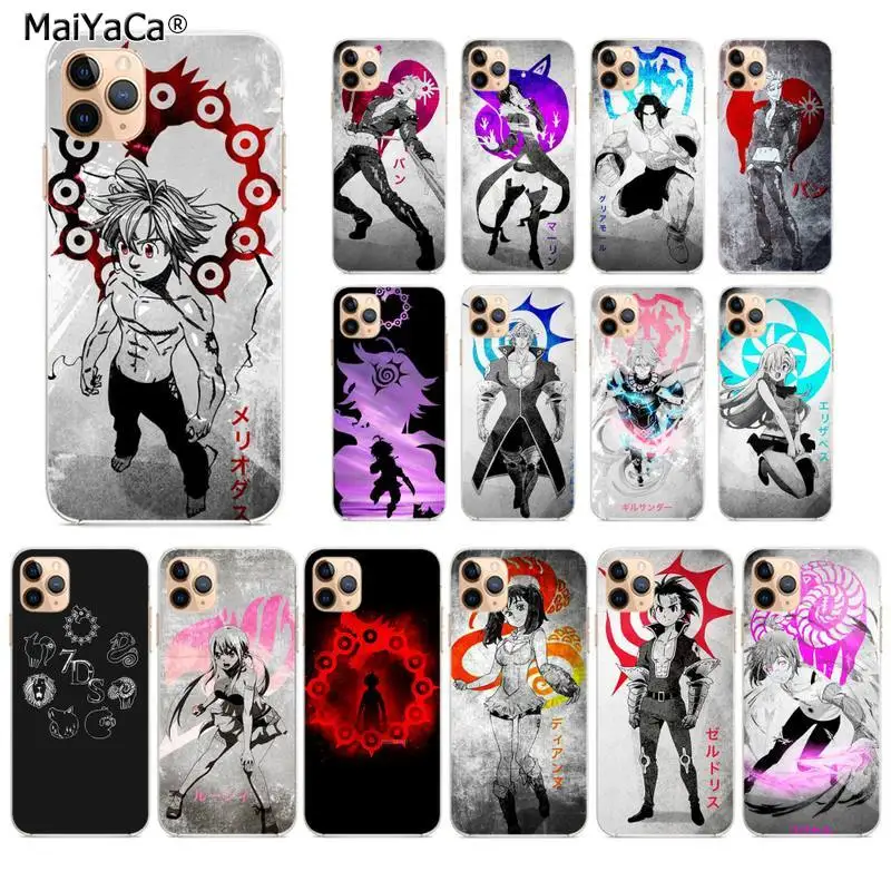 Мягкий чехол для телефона MaiYaCa Anime The Seven Deadly Sins на заказ iPhone 11 pro XS MAX 8 7 6 6S Plus X 5S SE 2020