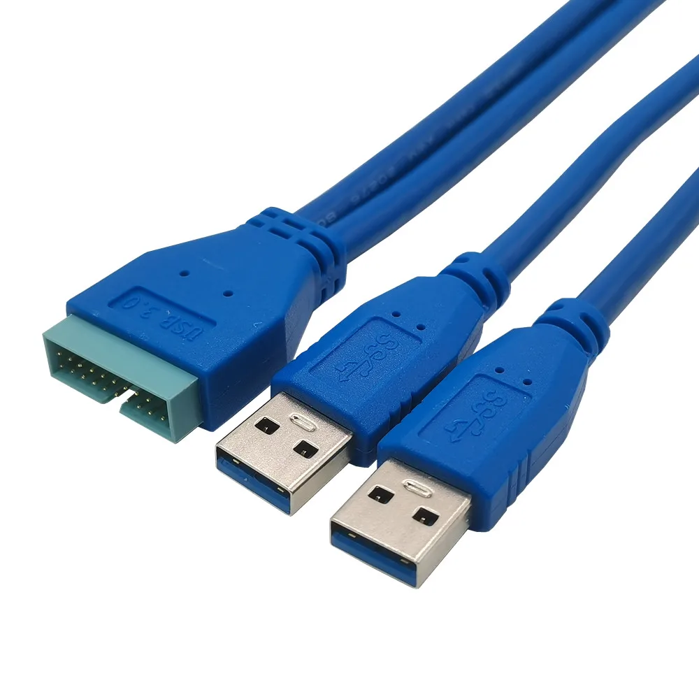 2 порта USB 3 0 тип A папа для материнской платы ASUS 20-контактный разъем мама кабель 25