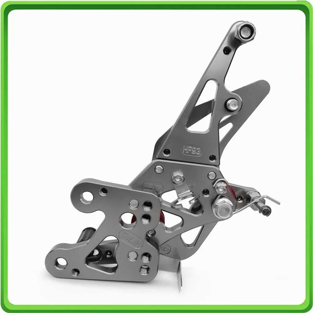 Rearsets rear set sets footrest foot rest pegs pedal for Yamaha FZ1 2006 2007 2008 2009 2010 2011 2012 2013 2014 2015 2016 (6)