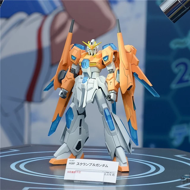 Модель BANDAI HGBF 047 1/144 Scramble борется за скорость до