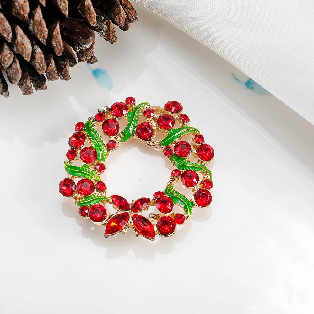 Hot Sales Women's Cool Christmas Candy Modeling Brooch New Style Selection Alloy Environmentally Friendly Maintains Color Access