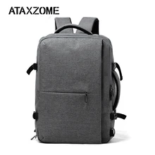 Модный рюкзак для деловых поездок большой емкости многослойная Водонепроницаемая Дорожная сумка унисекс 15,6-дюймовый ноутбук 180 ° сумка для путешествий на молнии