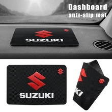 Alfombrilla antideslizante de silicona para salpicadero de coche, alfombrilla de PVC antideslizante para Suzuki Swift SX4 Jimny Ignis Alto Samurai Baleno Grand