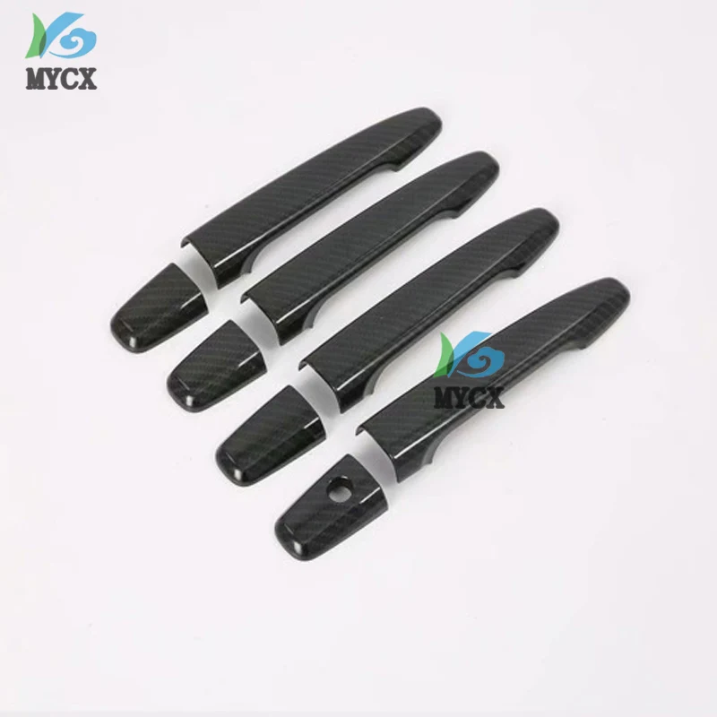 8 шт. накладки на дверные ручки из АБС-углеволокна | Автомобили и мотоциклы