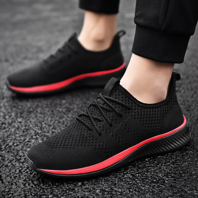 Zapatos Deportivos Cómodos para Hombre, Zapatillas Transpirables de Correr y Caminar, Calzado Masculino Ligero, a la Moda, 2021 4