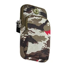 Бег износостойкий хранения эластичный велосипедный многослойный впитывающий пот Противоскользящий спортивный держатель для телефона Регулируемая сумка