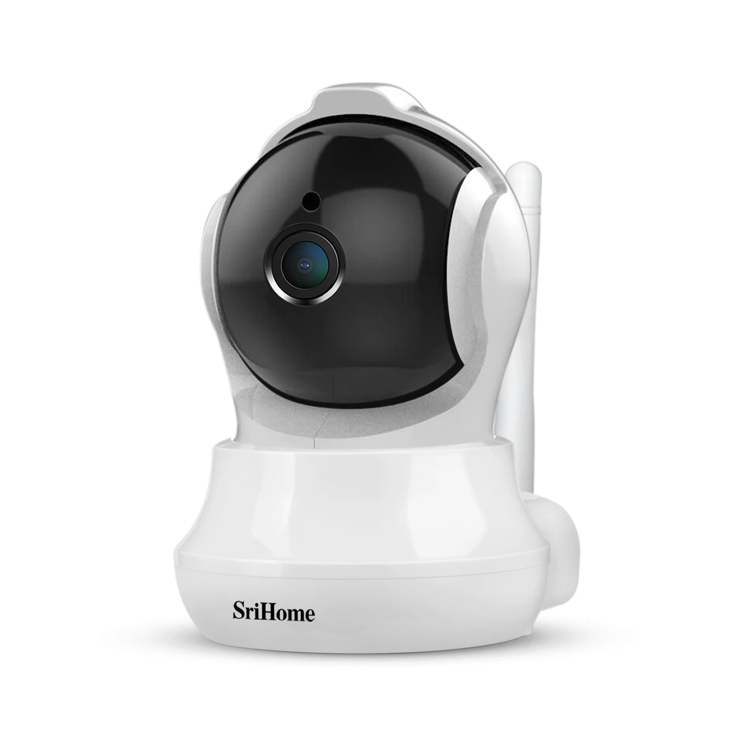 

Srihome SH020 3MP HD 1296P Wireless Intercom PTZ Dome Camera AI Humanoid Detection IR Night Vision Alarm Video IP Camera