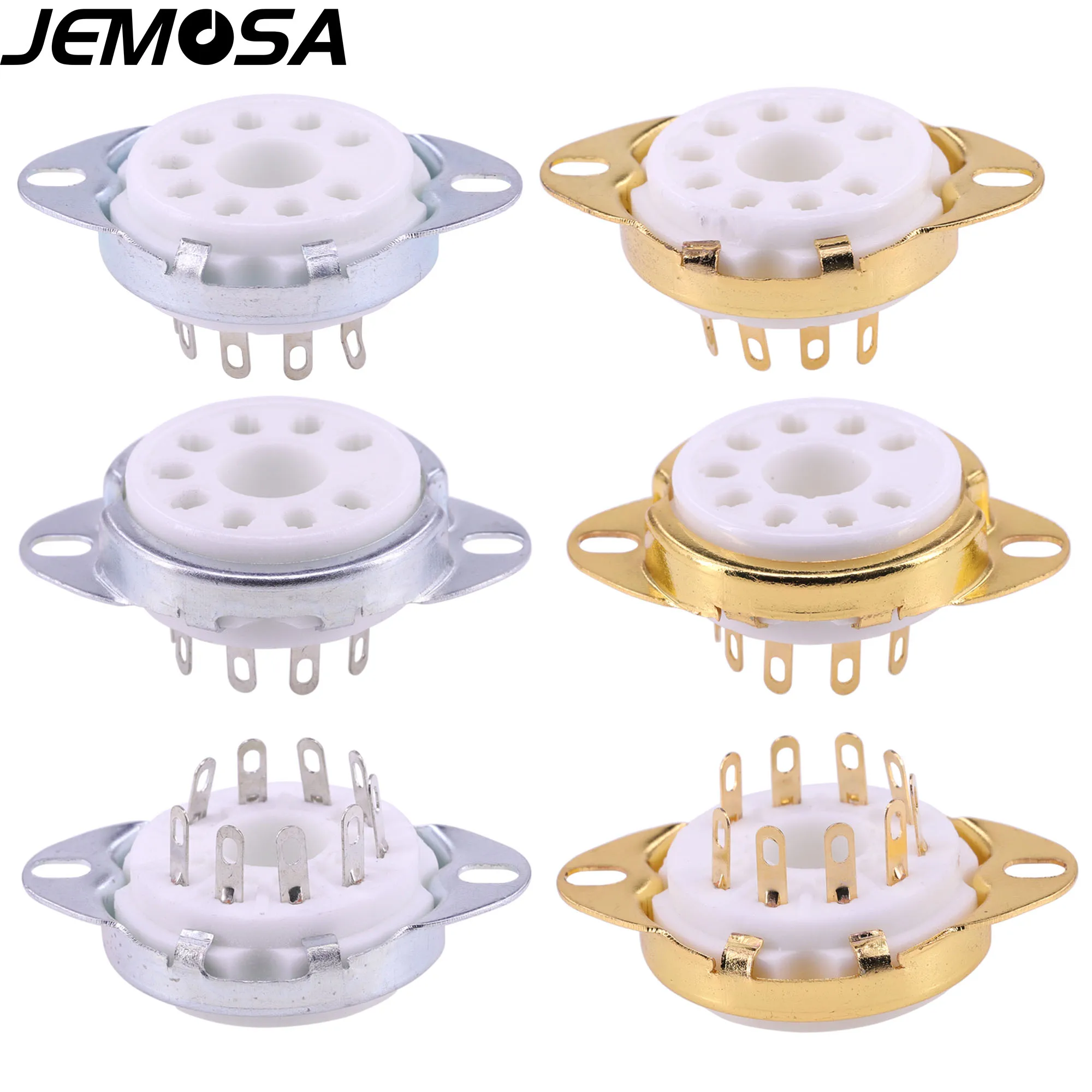 B9D Valve Socket Ceramic Big 9Pins Tube Socket GZC9-2-F For
