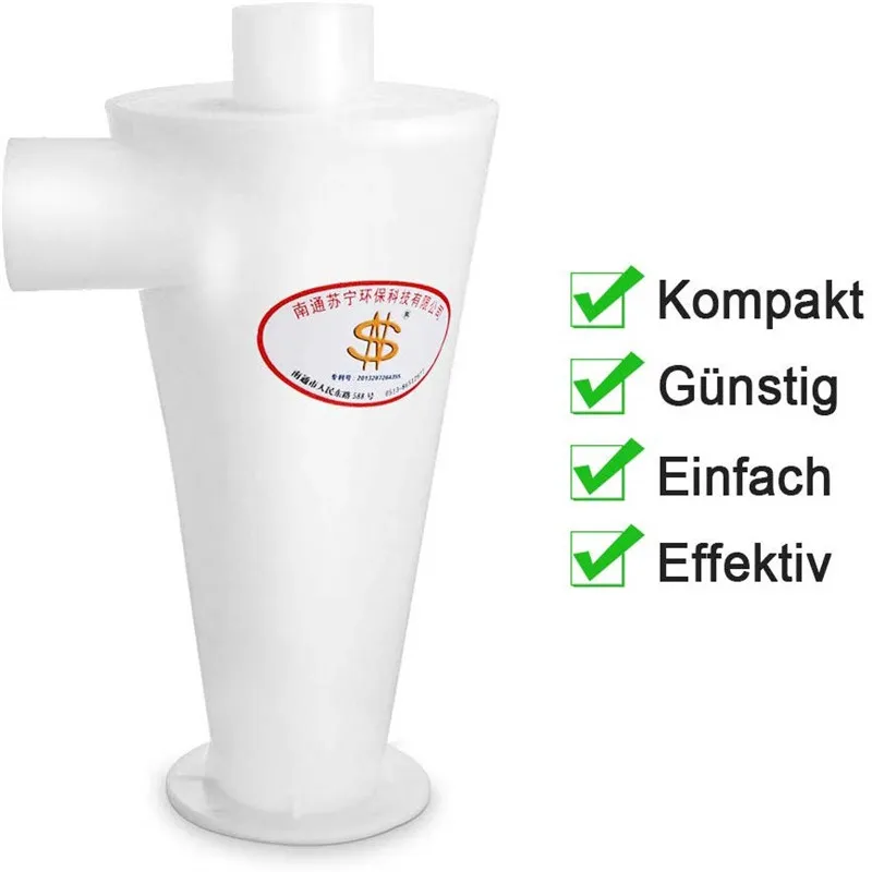 Ceny Odpylacz cyklonowy filtr separatora odkurzacze odkurzacze narzędzie filtrujące do odkurzaczy plastikowy Separator pyłu w proszku